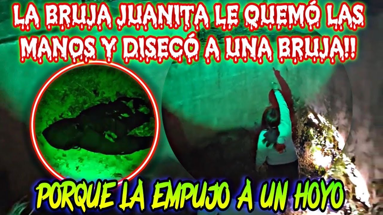 Una Bruja Empujo A La Bruja Juanita A Un hoyo La Agarro Por La Espalda ( Se están P£L£4ND0 )