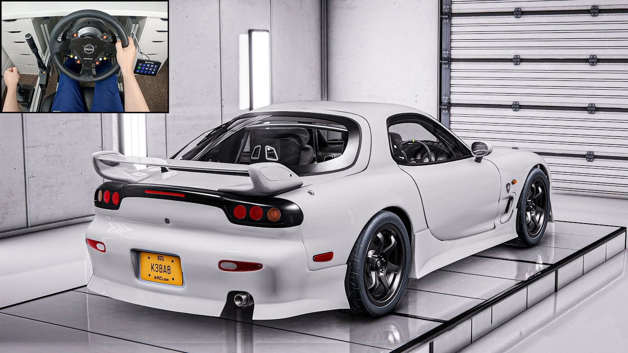 Building Mazda RX-7 - DRIFT CE (Steering Wheel + Shifter) Gameplay