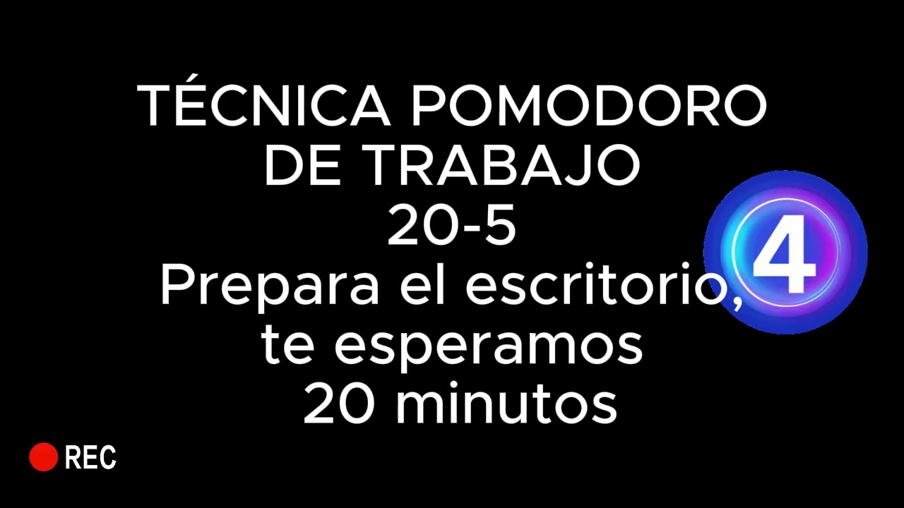 Técnica POMODORO ,con ruido marrón  📚📚 