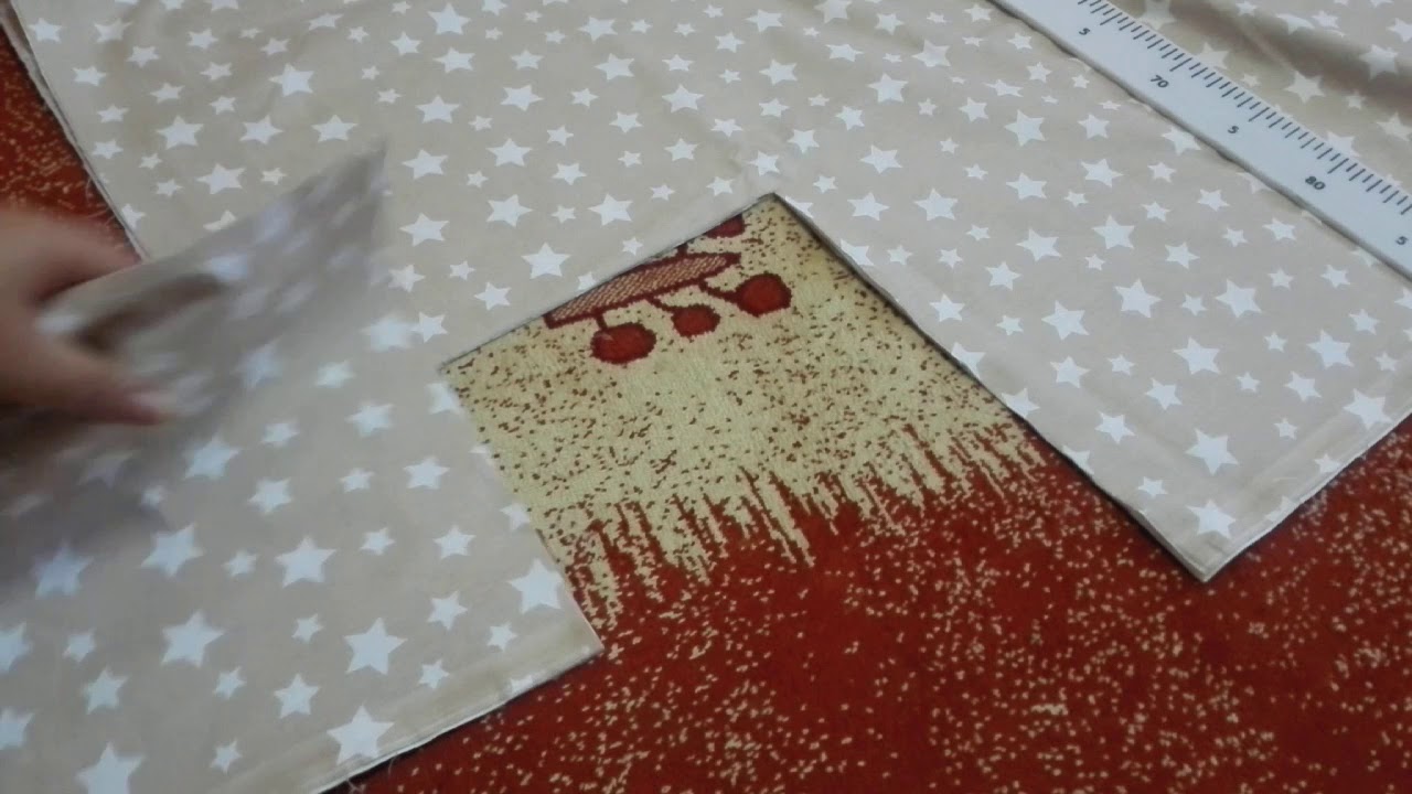 Parure de drap تفصيل درا اوس و زوج مخاد بأسهل طريقة