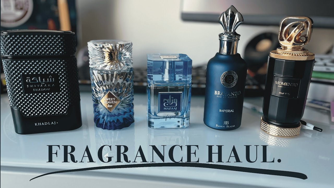 Fragrance Haul : Shiyaaka Shadow, Sweet Heaven Ice, Mazaaj infused, Ramon Blazar Bravanzo Imperial