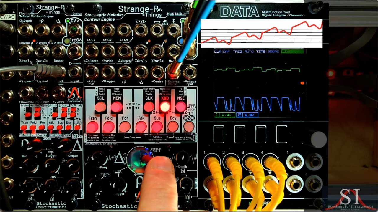 Strange-R: A Stochaotic Melodic Contour Sequencer