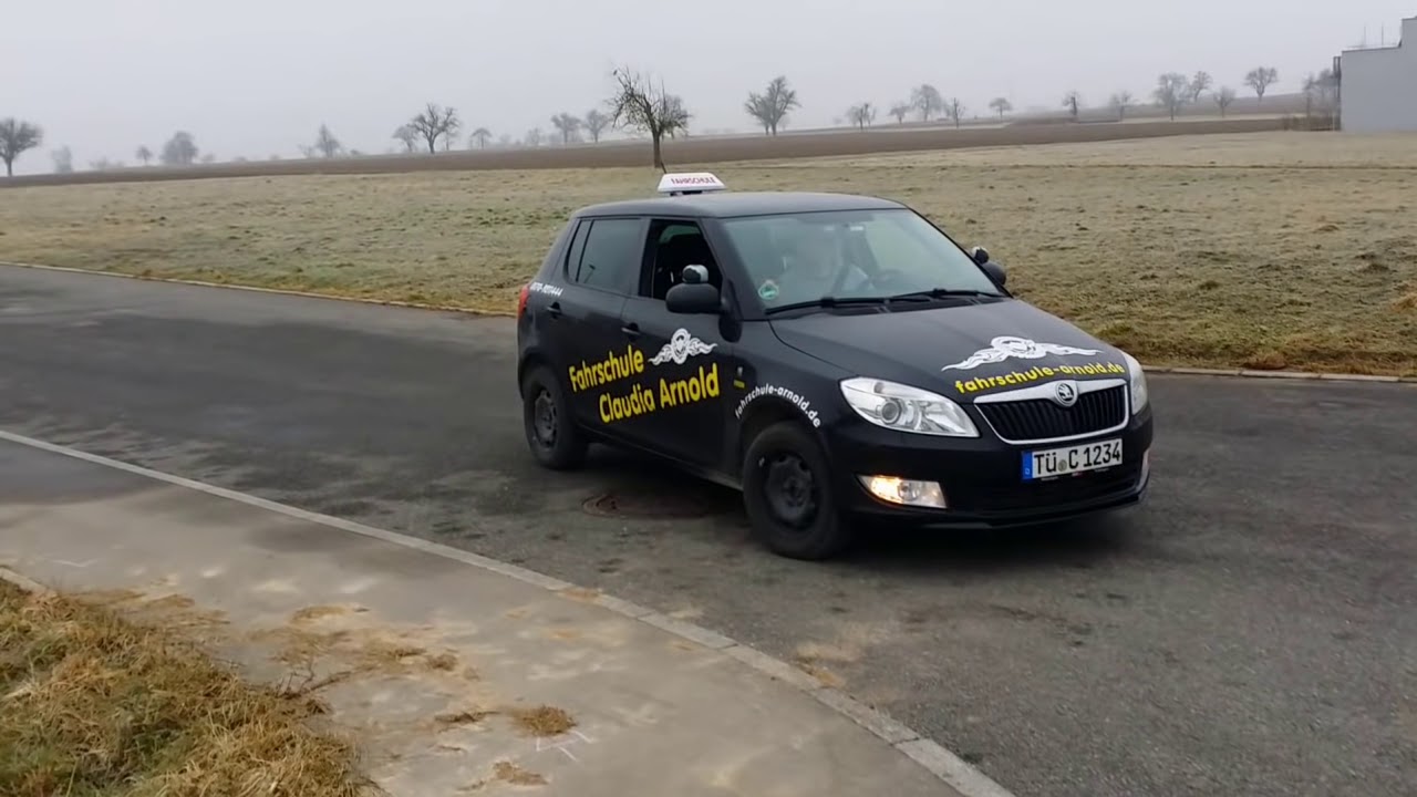 Fahrprüfungstest mit Durchfallen