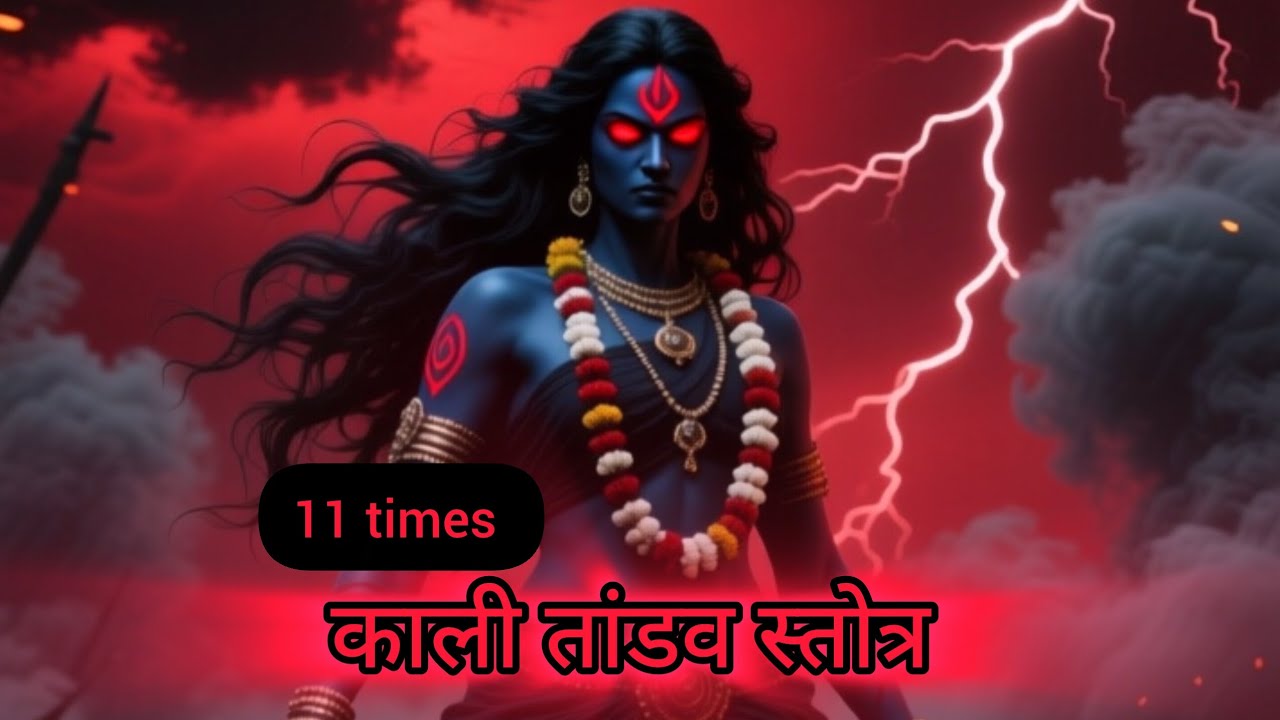 काली तांडव स्तोत्रम् | Kali Tandav Stotram | Maa Kali Powerful Stotra | Protection & Shakti Mantra