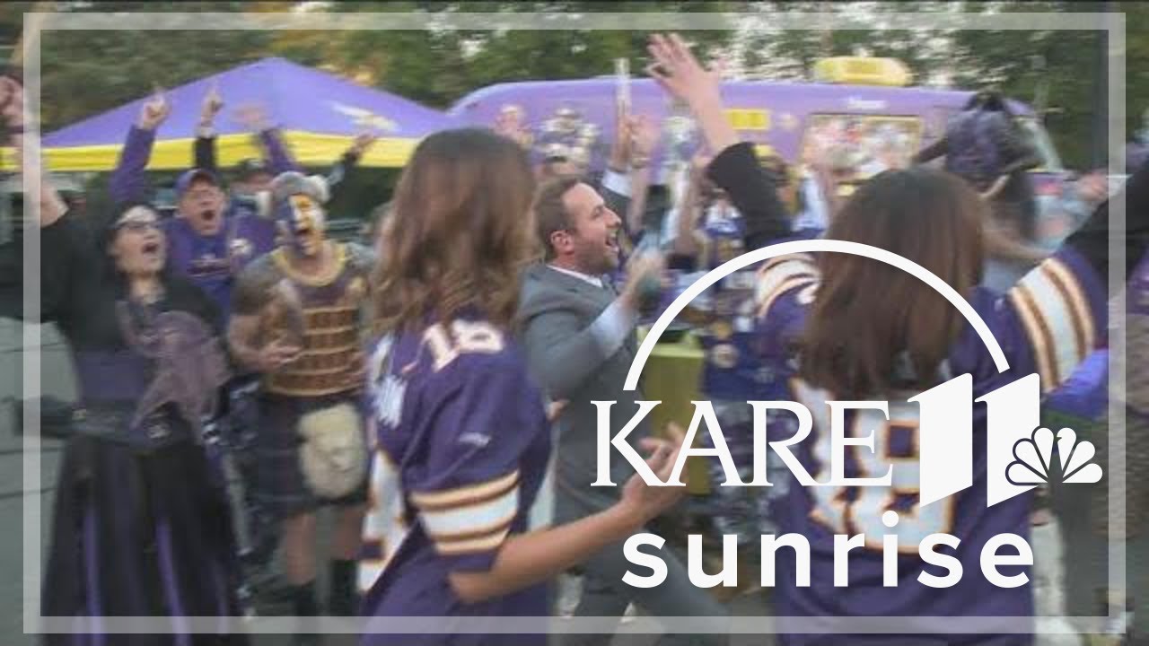 #Sunrisers Extra throws a tailgate bash for Vikings home opener