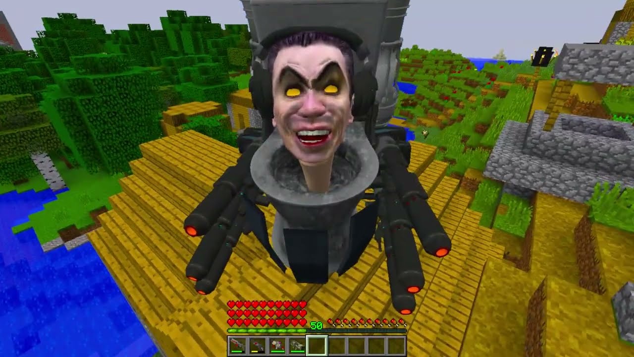 DIE STÄRKSTE TITAN SKIBIDI TOILET ENTWICKLUNG in Minecraft!