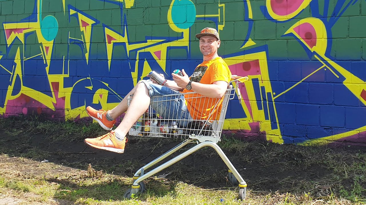 Człowiek Artysta  na All Day Hip-Hop Jam Graffiti w Siedlcach