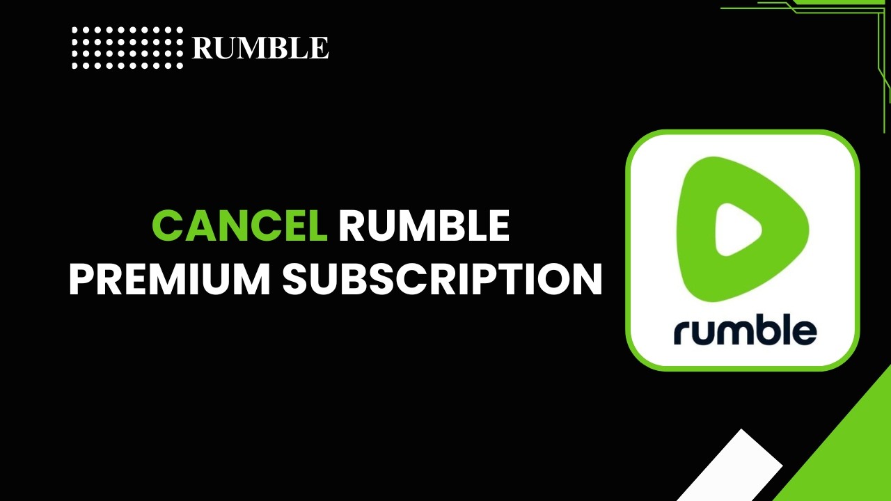 Как отменить подписку Rumble Premium