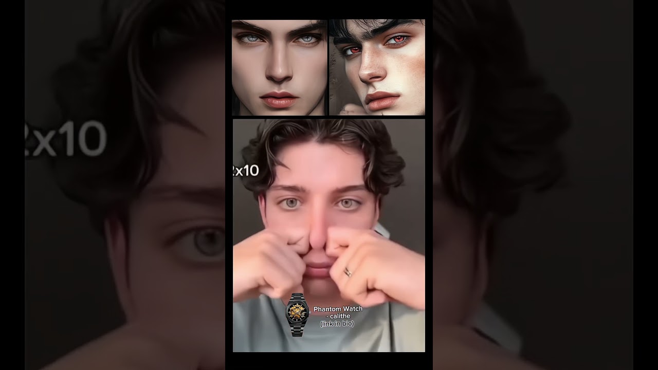Slim nose exercise ✨ totorial 🦋 #fashionstyle #slimnose #glowup #growing