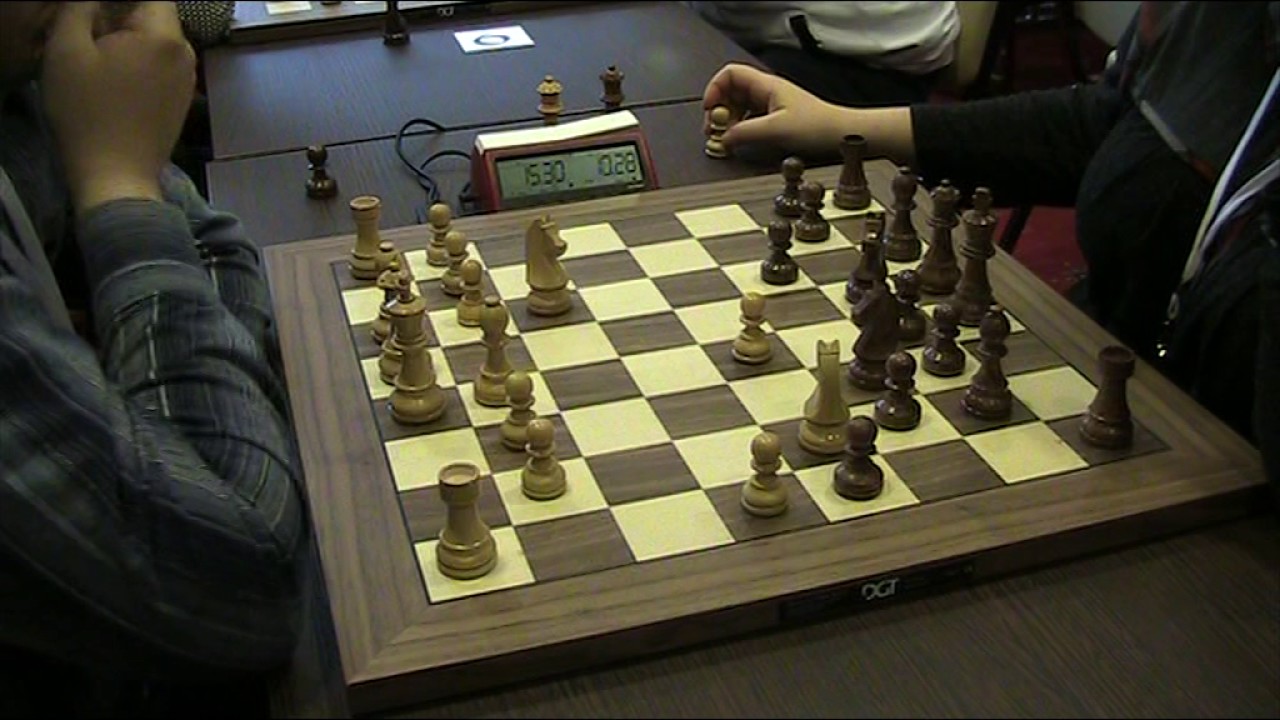 GM Onischuk Vladimir - WFM Rozhko Mariya, Pirz defence, Rapid Chess