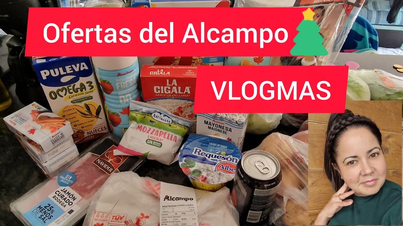 Comprando ofertas del Alcampo Vlogmas venezolanos en España. 
