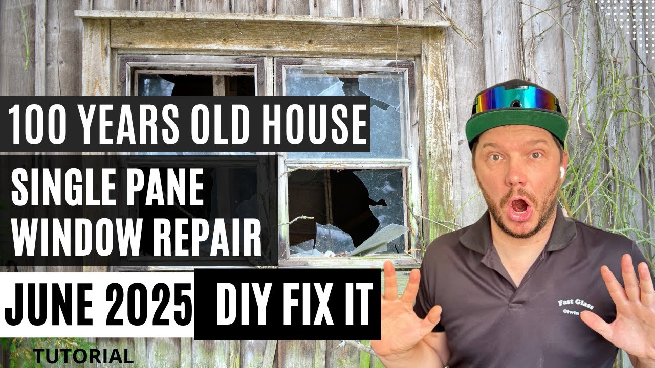 DIY Single Pane Glass Replacement in Historic Westwood | Fast Glass Windows Repair by Olwin