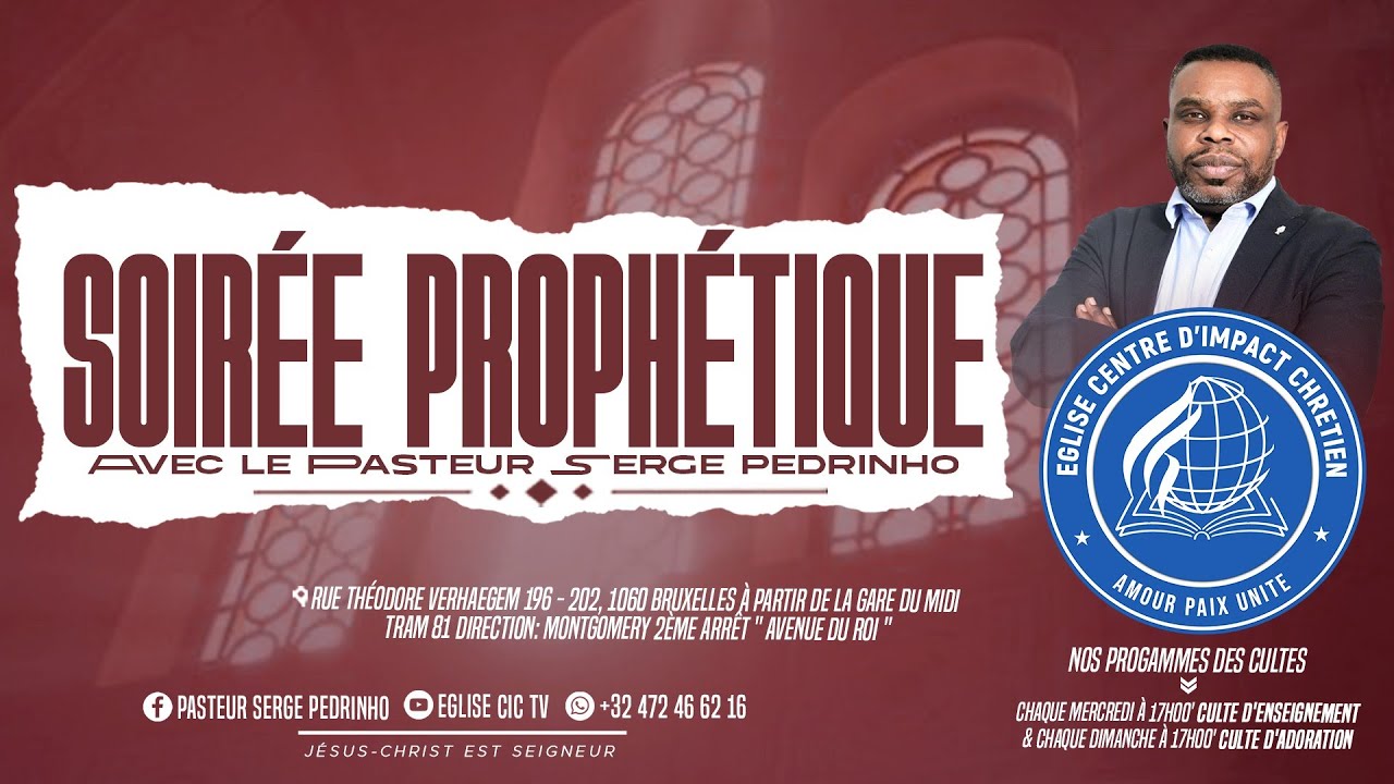 🔴 SOIRÉE PROPHÉTIQUE | DÉTRUIRE LES FONDEMENTS DIABOLIQUE | PASTEUR SERGE PEDRINHO