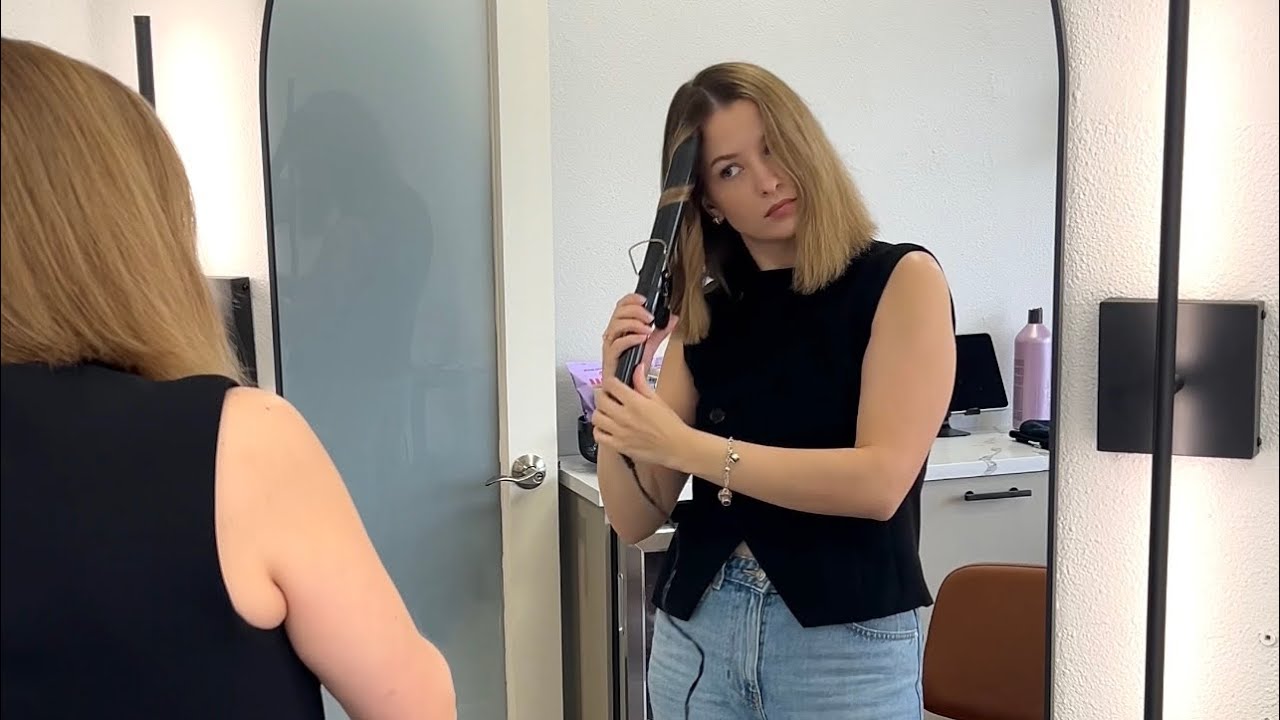 Day in the life of a hairstylist! #ditl #vlog #hair #hairstylist #hairstyle #haircut #haircare