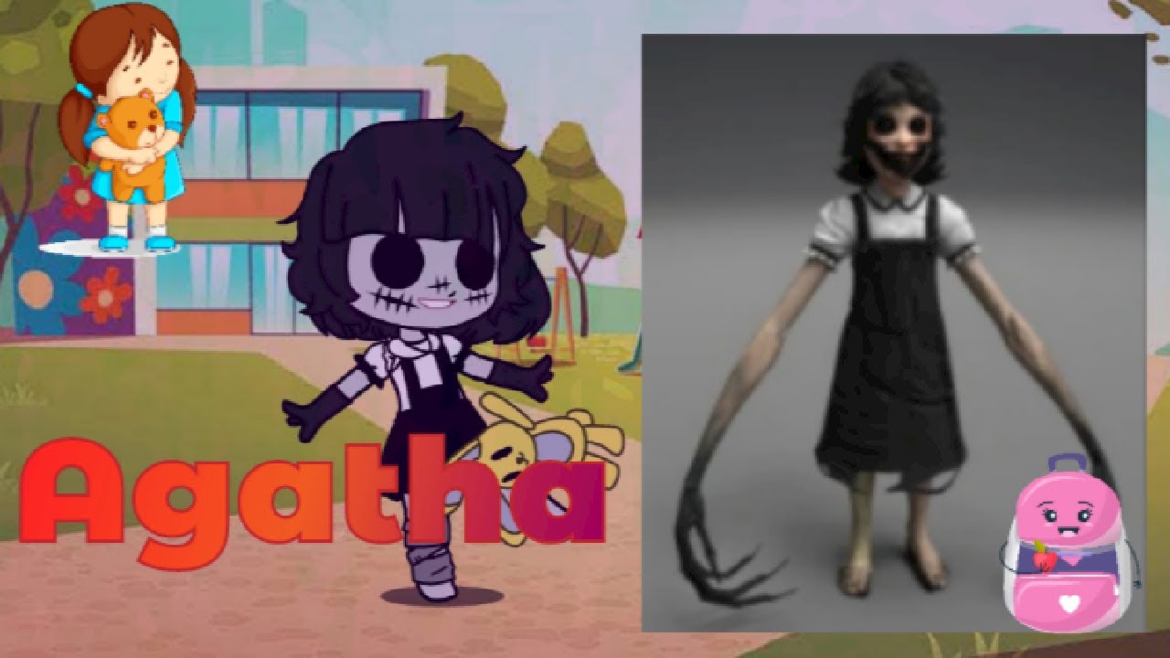 I made Agatha from Dark Deception in Gacha Club