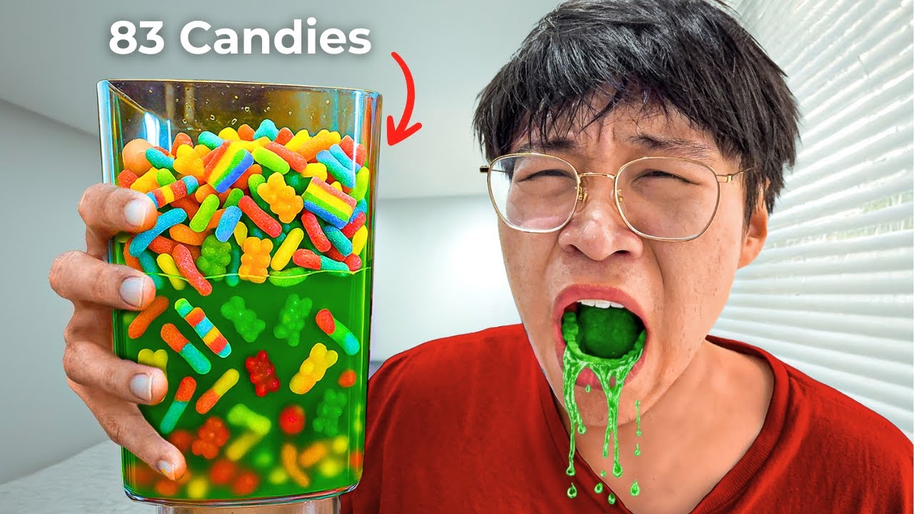 Mixing EVERY Sour Candy Into Worlds Sourest Drink
