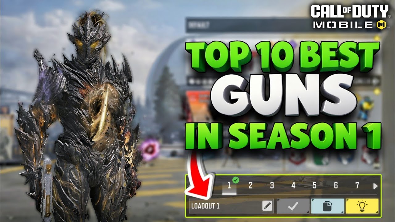 Top 10 Best Guns in COD Mobile Season 1 – Best Loadouts & Meta Weapons #codm 