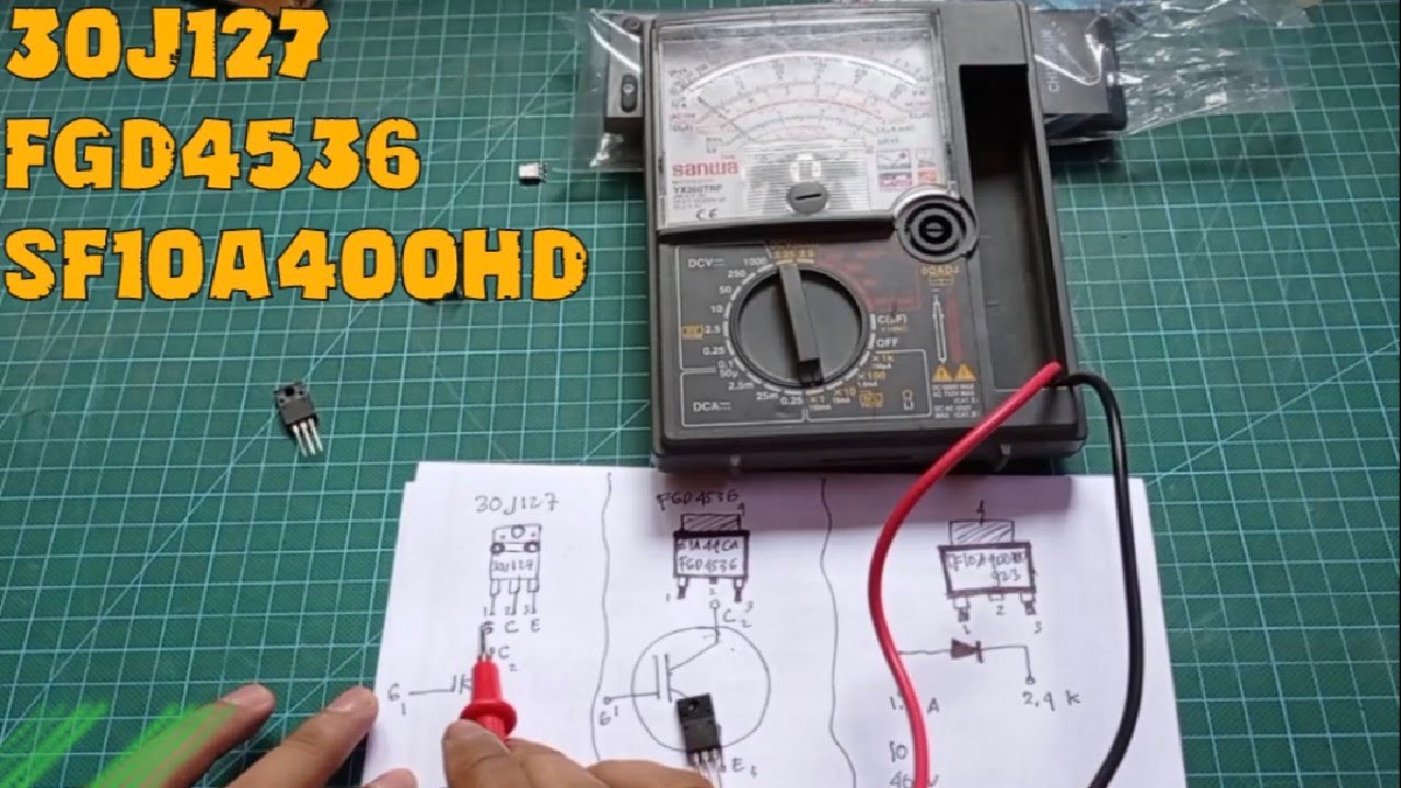 CARA CEK IGBT 30J127, FGD4536, DIODA SF10A400HD || PLASMA SAMSUNG 43