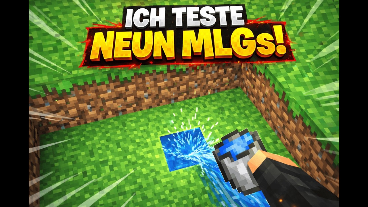 Ich Teste 9 Minecraft MLGs