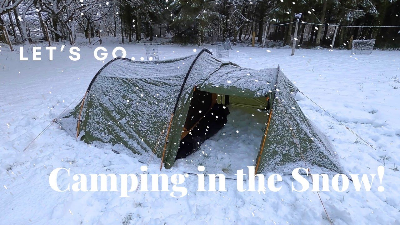 Fun in the Snow | My First Time Camping in Scottish Winter!