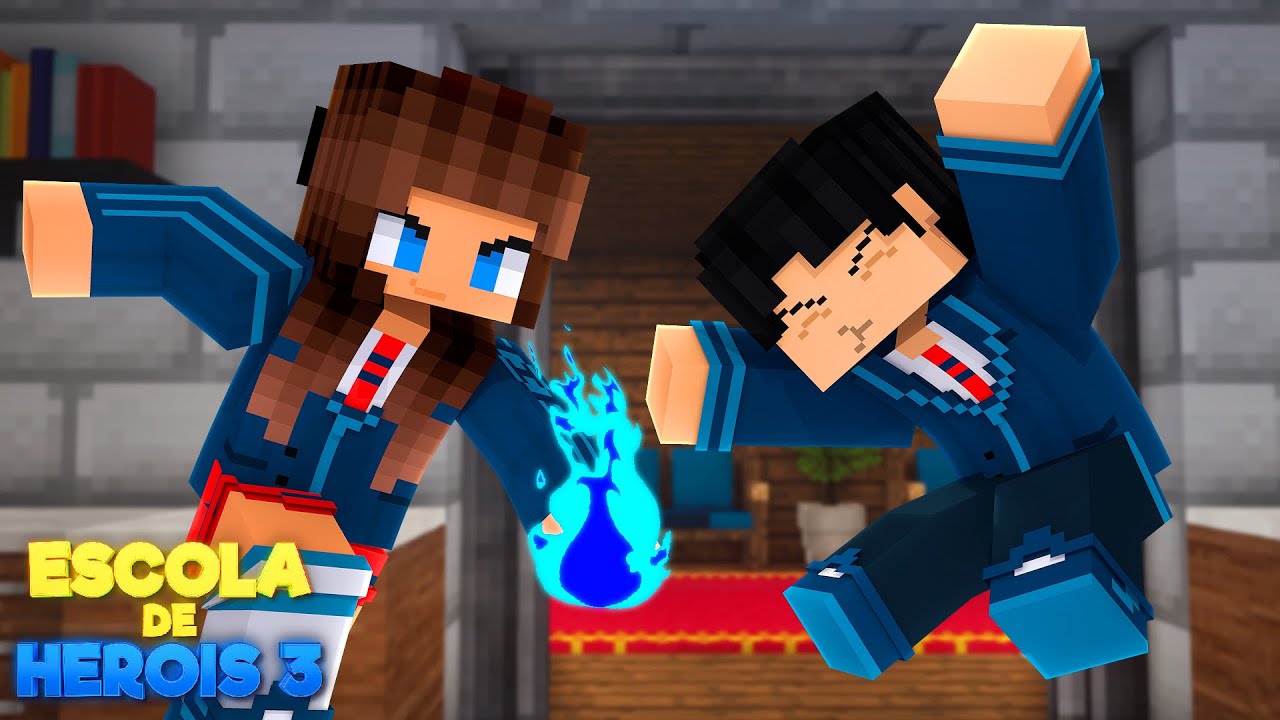 Minecraft: BATALHA CONTRA MIIKA - ESCOLA DE HEROIS 3 Ep.19 ‹‹ P3DRU ››