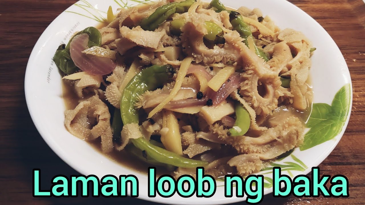 Laman Loob ng Baka recipe