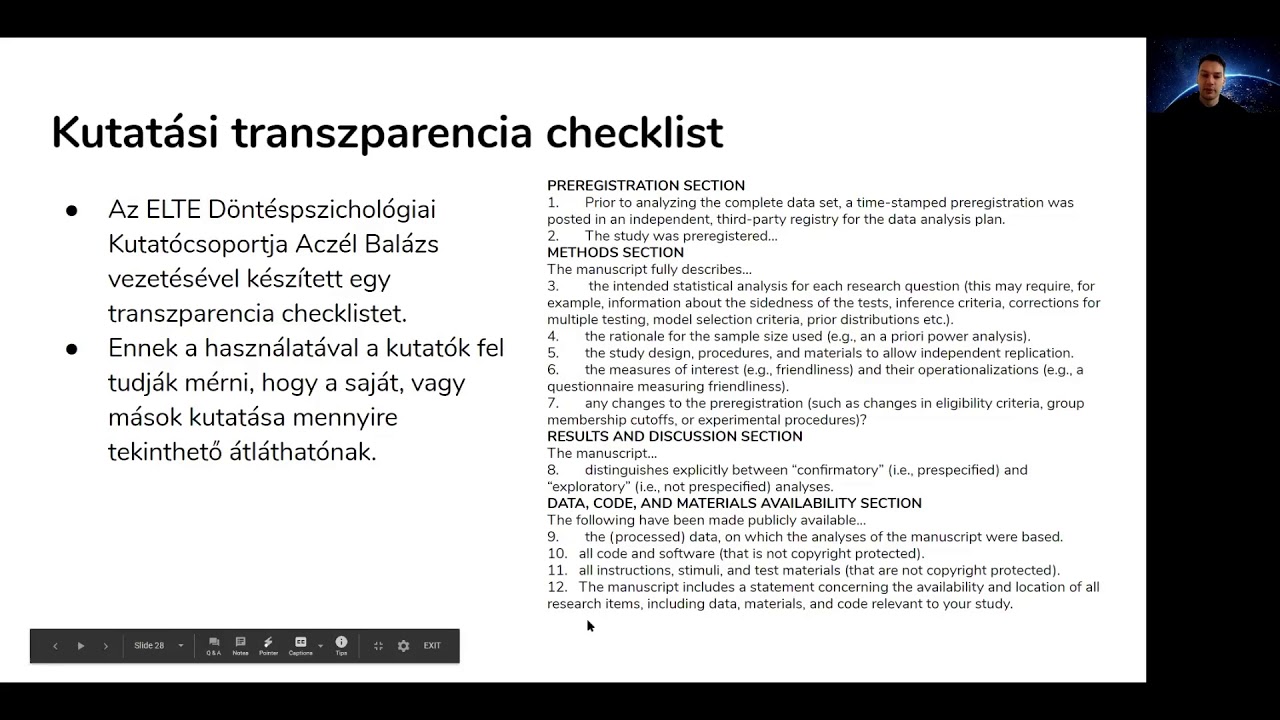 Adatelemz&eacute;s &eacute;s statisztikai k&ouml;vetkeztet&eacute;s 11 - Felt&aacute;r&oacute; adatelemz&eacute;s &eacute;s kutat&aacute;si transzparencia