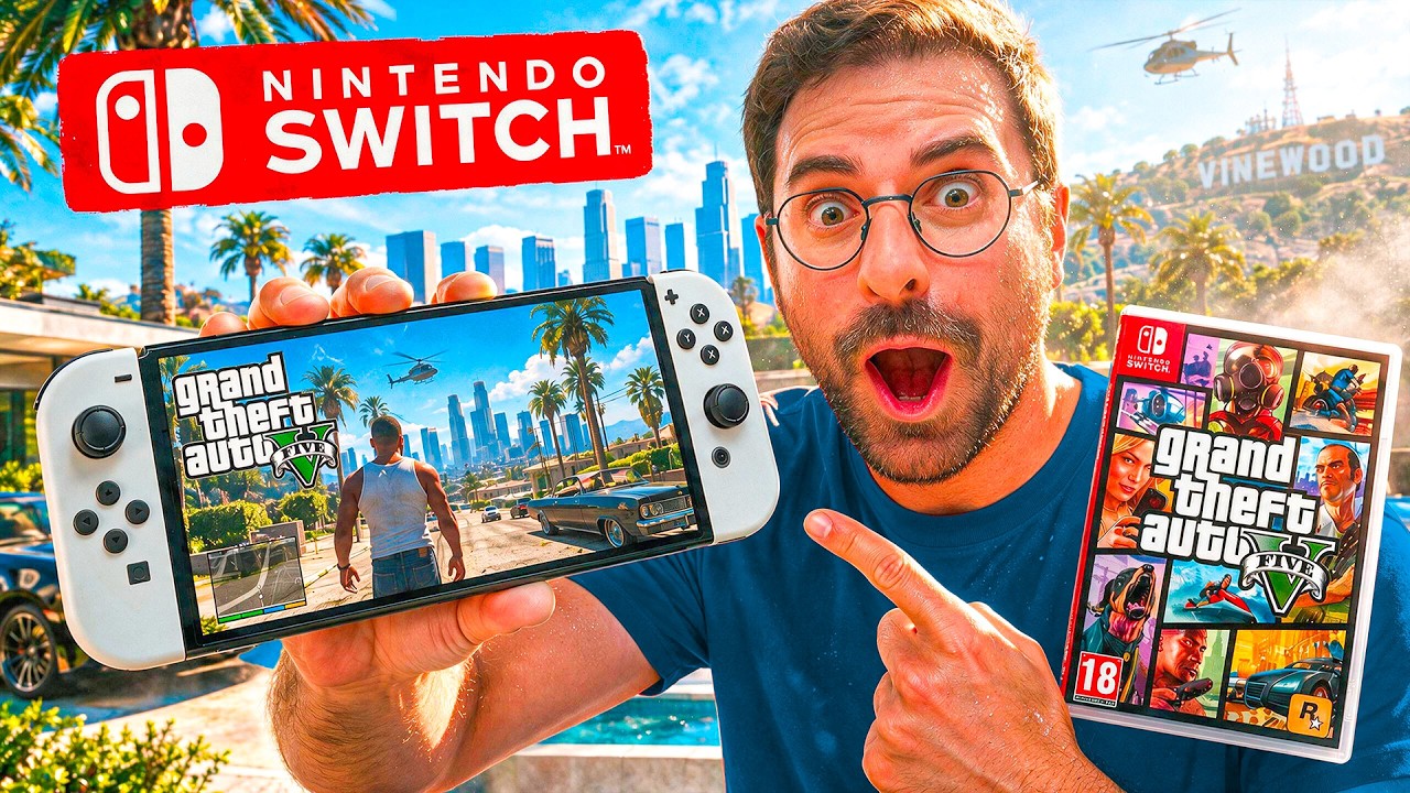 Ho installato GTA 5 su NINTENDO SWITCH prima di GTA 6!