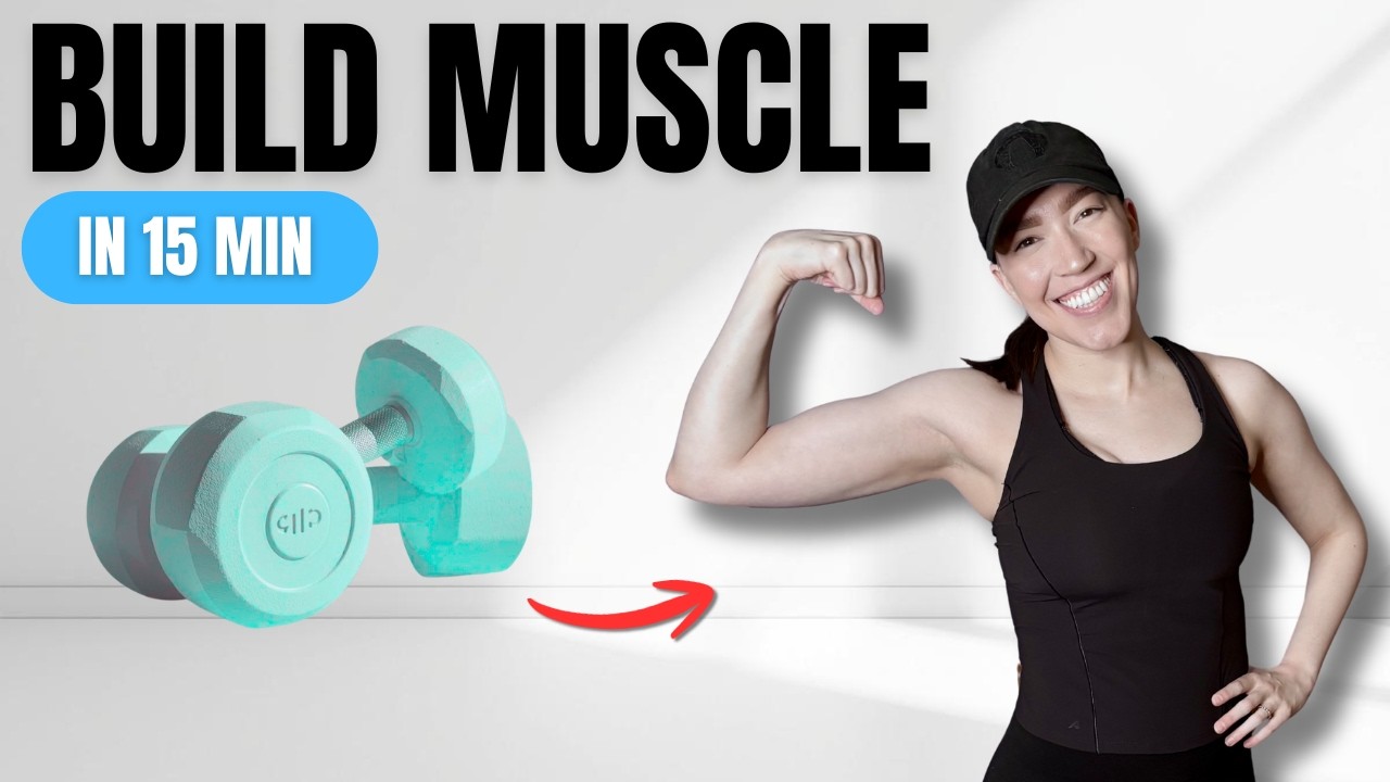15 Min Arm & Shoulder Toning Workout for Women 45+ Light Dumbbells Only!