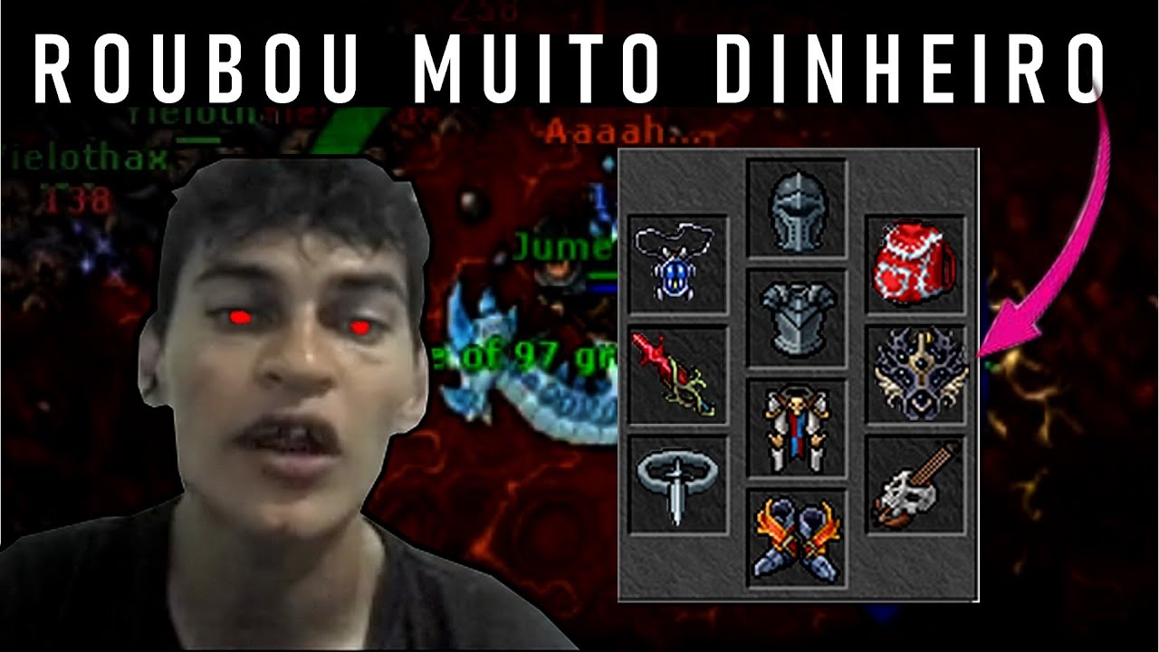 O Streamer que fazia amizade com as pessoas e roubava no TIBIA (REACT)