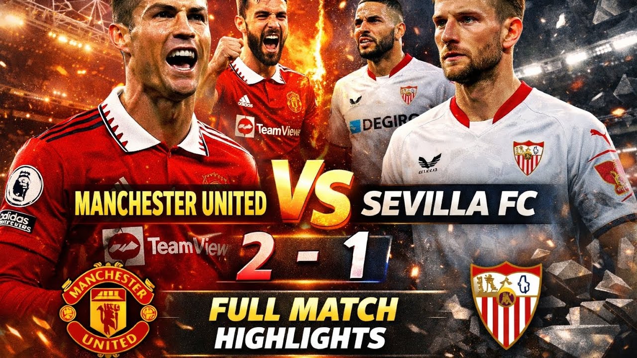 FULL MATCH HIGHLIGHTS! Manchester United Defeat Sevilla 2-1! 😱 | YR84 CHANNEL 