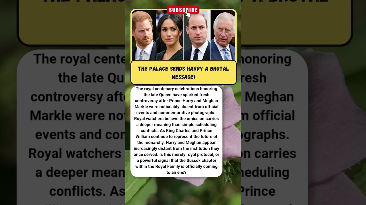 HARRY & MEGHAN FROZEN OUT FOREVER? #PrinceHarry #MeghanMarkle #RoyalFamily
