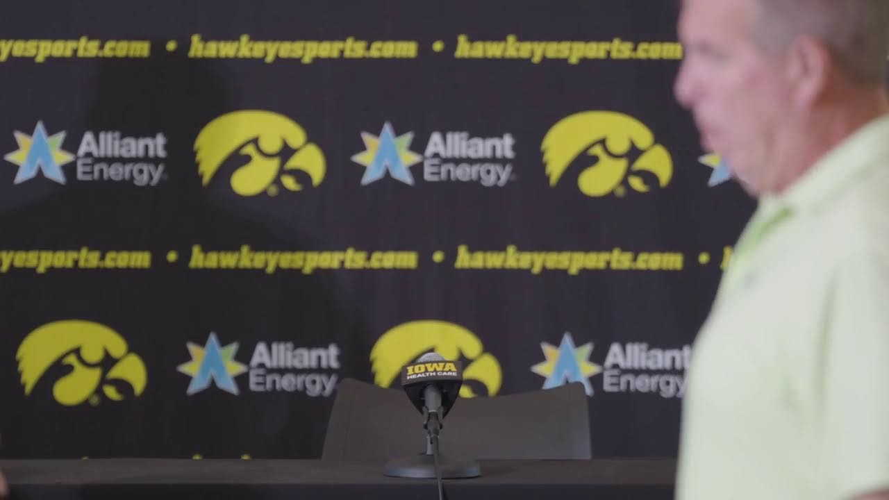 Iowa Men's Basketball Media Day Press Conference