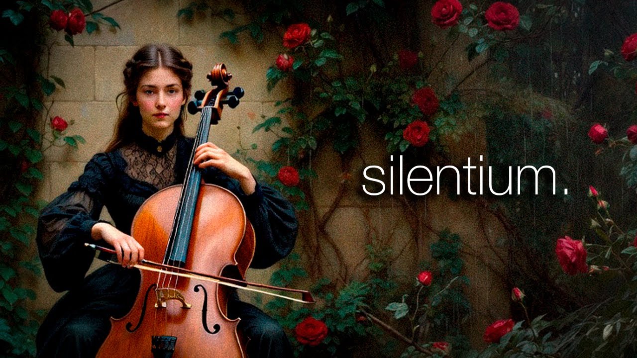 Silent Garden – Dark Neoclassical Piano, Cello & Violin with Rain