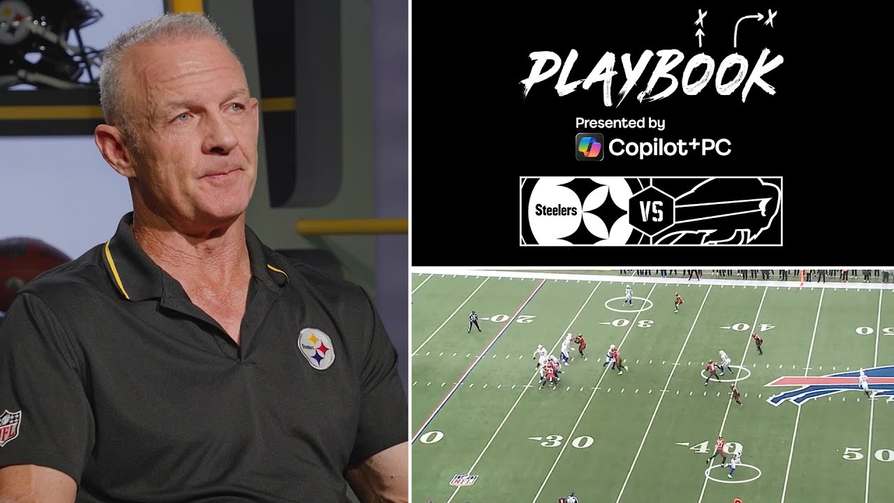 Breaking Down the Bills Passing Attack | Playbook with Merril Hoge | Pittsburgh Steelers