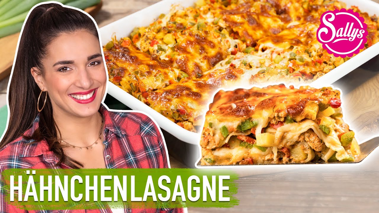 schnelle Hähnchen Gemüse Lasagne aus dem Backofen /leckeres Rezept für die ganze Familie 😍 (Ramadan)