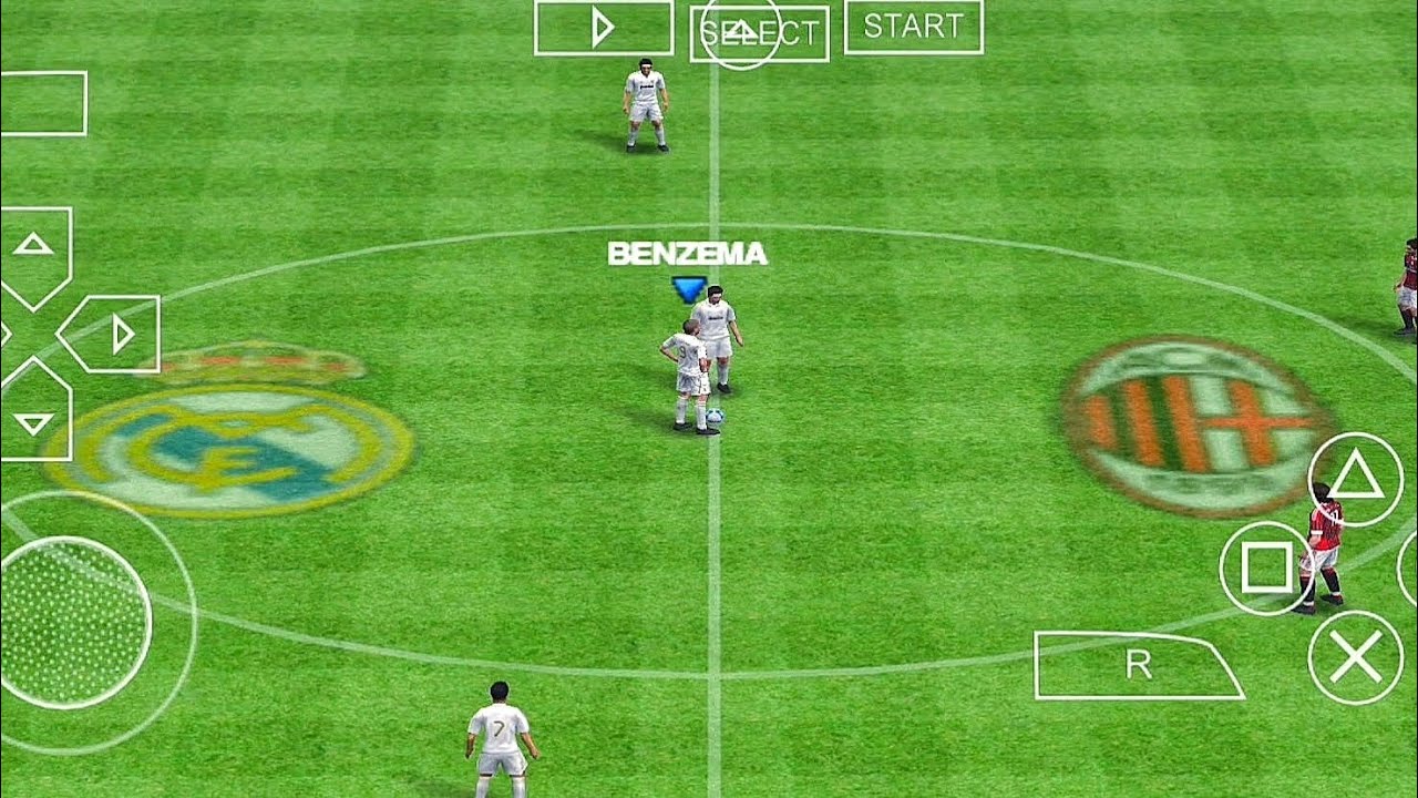 PES 12 | Real Madrid Vs AC Milan | eFootball PPSSPP Gameplay | Nostalgia