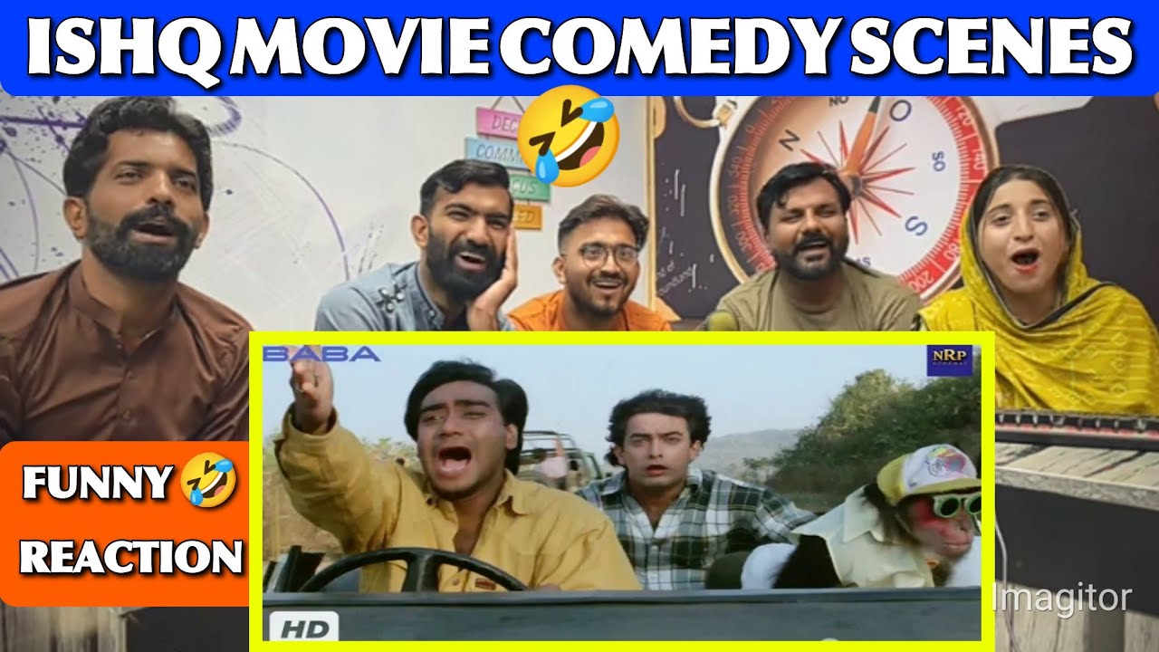 Break Fail Comedy | गाड़ी में ब्रेक नहीं है, अजय देवगन आमिर खान जूही चावला काजोल इश्क़ कॉमेडी Ishq.