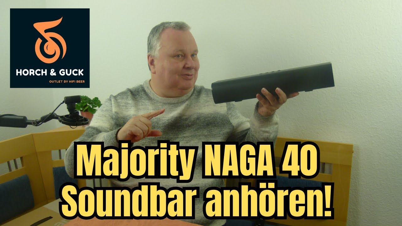Majority NAGA 40 &ndash; So klingt die kompakte Soundbar!