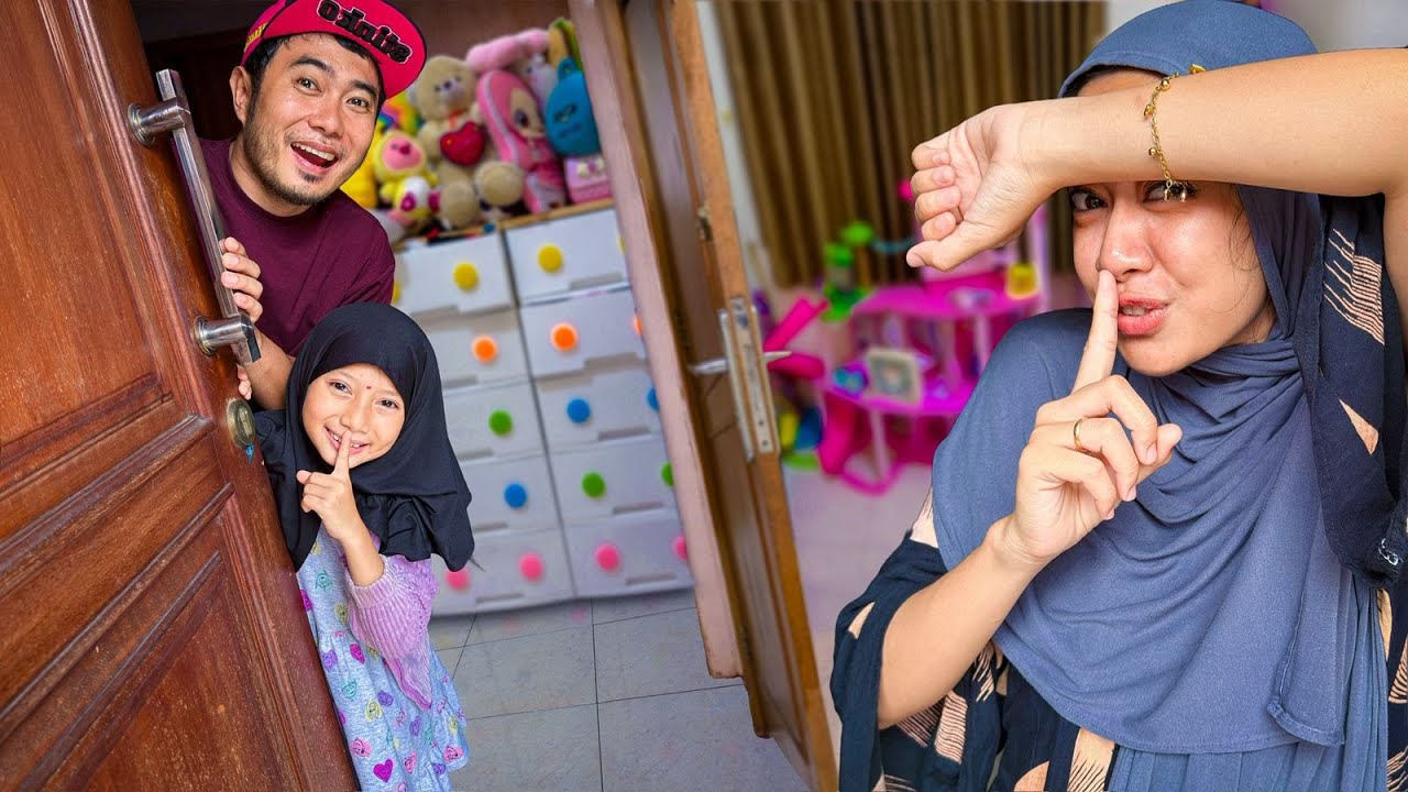 AQILA MAIN PETAK UMPET DI RUMAH