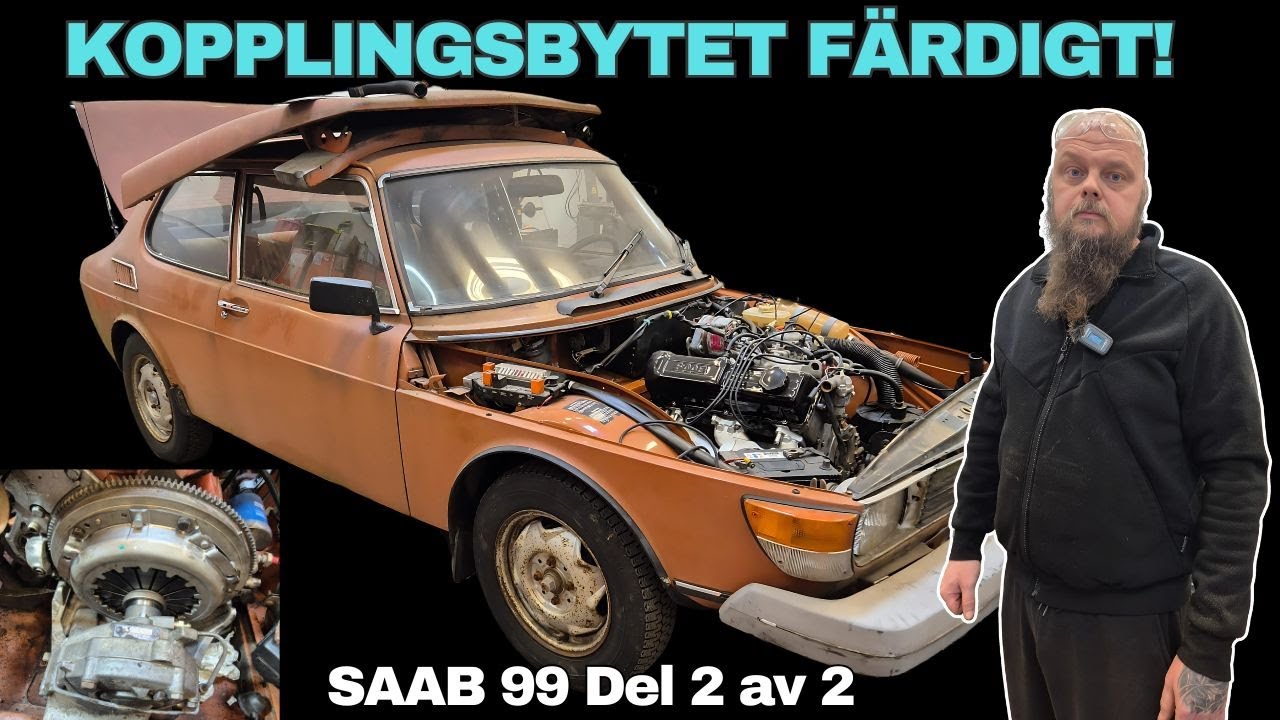 Byta koppling Saab 99 - 