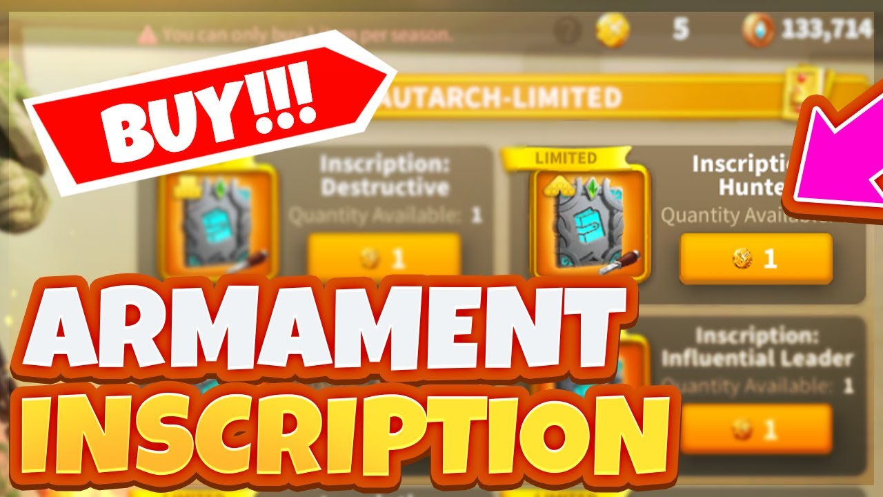 Я купил &laquo;Лучшую надпись&raquo; в магазине Autarch | Rise of Kingdoms