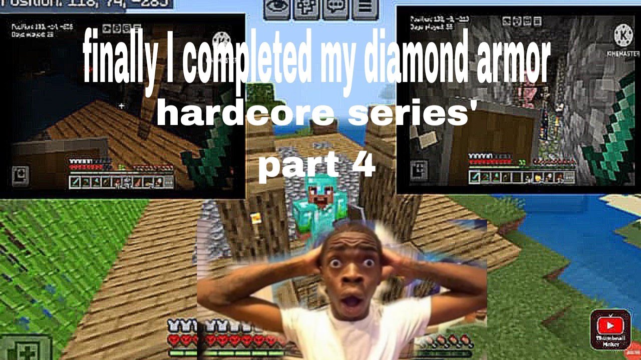 MINECRAFT HARDCORE PART-4 || FINNALLY I COMPLETED MY DIAMOND ARMOR ||