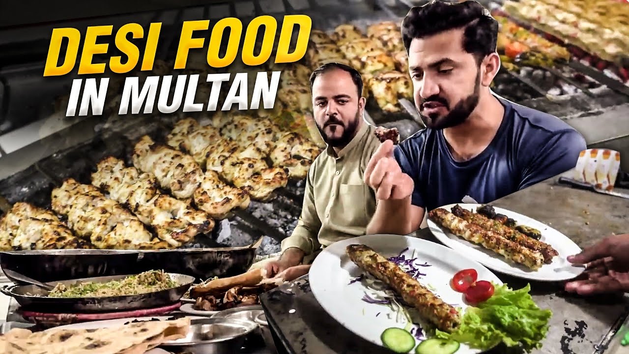 Desi Food in Multan with Childhood Friends 😋 | HN Food Restaurant Street food