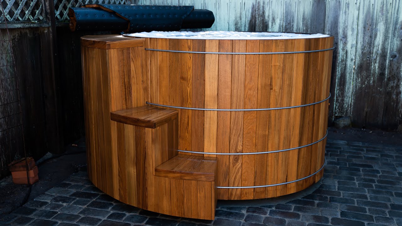 Teak Wood Hot Tub Construction