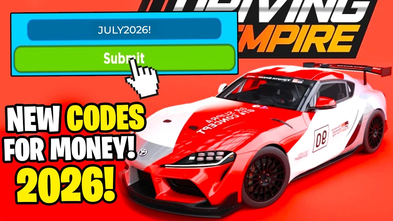 *NEW* ALL WORKING CODES FOR DRIVING EMPIRE IN 2026! ROBLOX DRIVING EMPIRE CODES