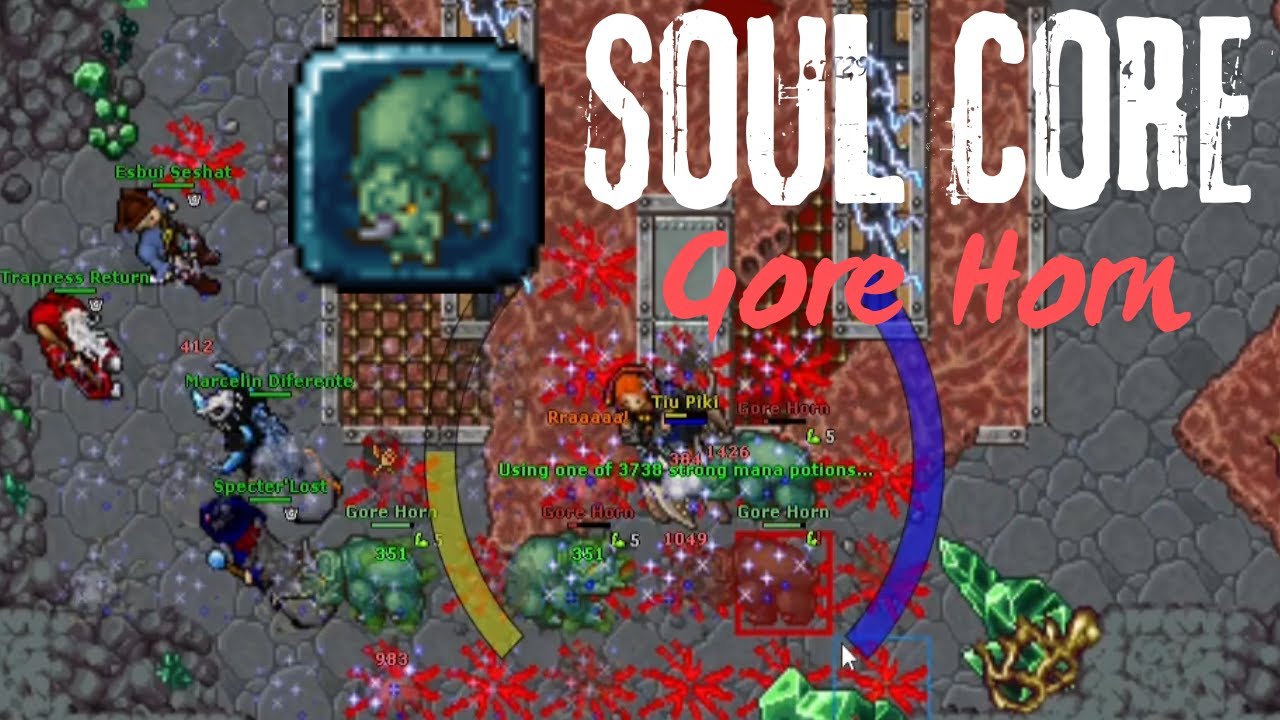 TIBIA GLOBAL MONK 670 - SOUL CORE GORE HORN