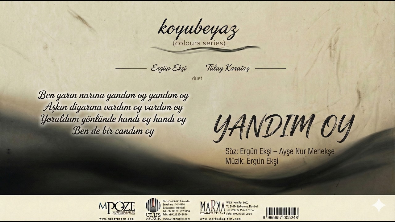 Yandım Oy - Ergün Ekşi & Tülay Karataş | Koyubeyaz | Düet | (Colours Series)