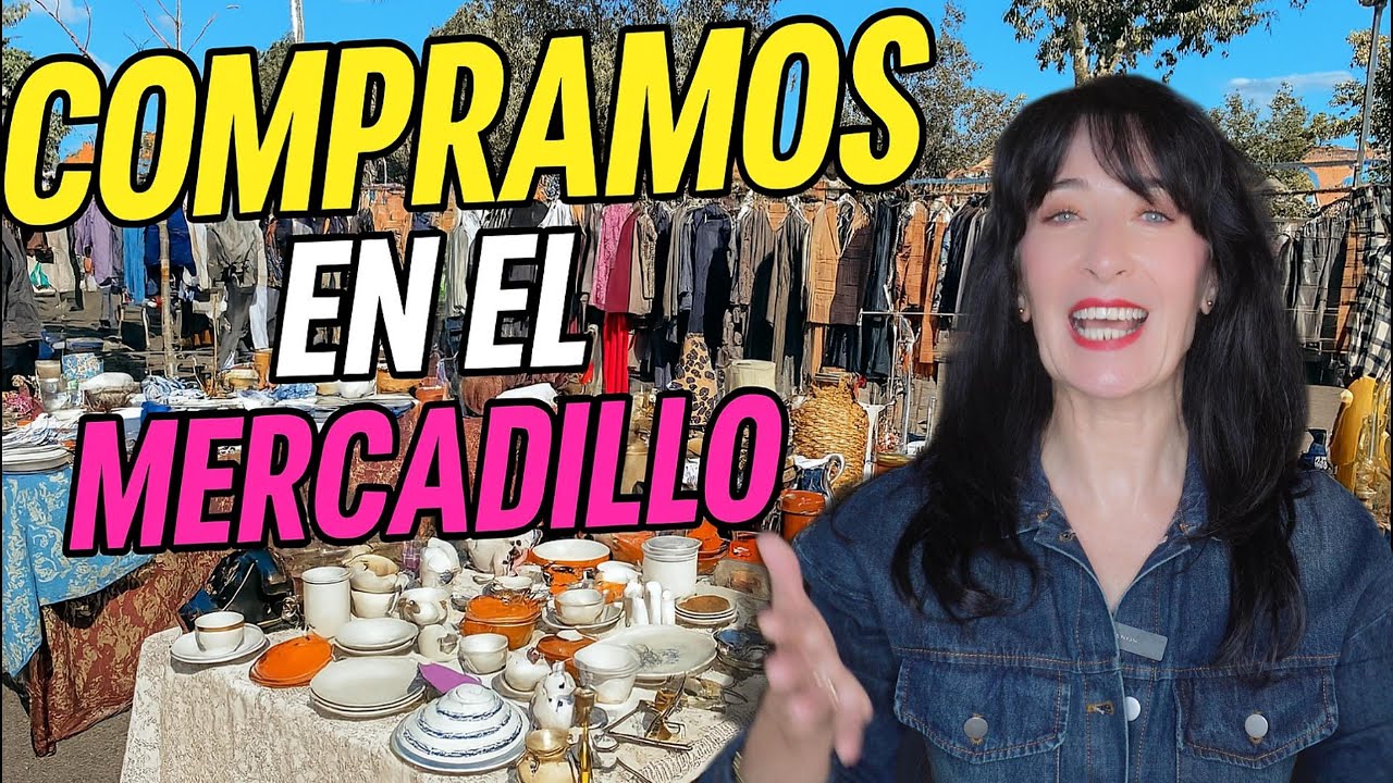 ¡Nos vamos de mercadillo! No pensaba comprar… pero mira lo que pasó 😱🛍️