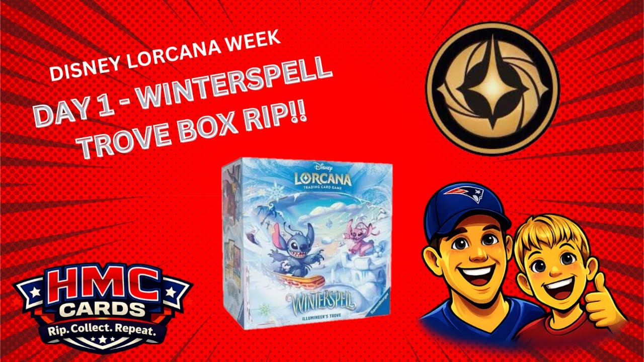 LORCANA WEEK!! WINTERSPELL TROVE BOX!!